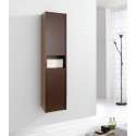 Delmore 12" Linen Cabinet in Walnut