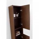 Delmore 12" Linen Cabinet in Walnut