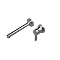 Graff G-6736-LM46W Terra Wall-Mounted Lavatory Faucet with Single Handle with Rough and Trim