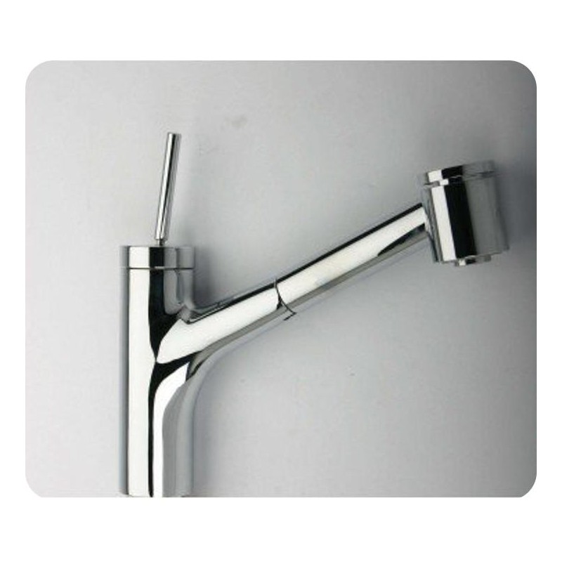 LaToscana 78576 Elba Kitchen Faucet with Pull Out Spray and Deck Escutcheon