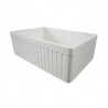 ALFI Brand AB509-B Single Basin Farmhouse Fireclay Kitchen Sink in Biscuit