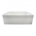 ALFI Brand AB509-B Single Basin Farmhouse Fireclay Kitchen Sink in Biscuit