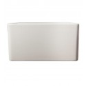 ALFI Brand AB537-B Double Basin Farmhouse Fireclay Kitchen Sink in Biscuit