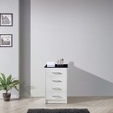 Tavian 18" Side Cabinet in Gloss White