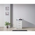 Tavian 18" Side Cabinet in Gloss White