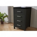 Caroline Premium 18" Side Cabinet in Zebra Grey