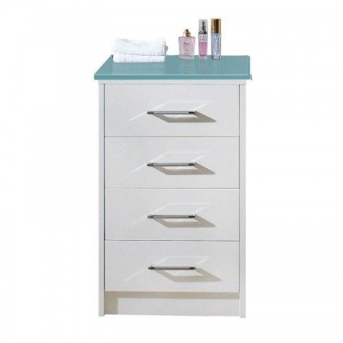 Tavian 18" Side Cabinet in Gloss White