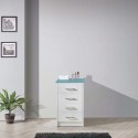 Tavian 18" Side Cabinet in Gloss White