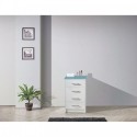 Tavian 18" Side Cabinet in Gloss White