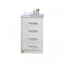 Tavian 18" Side Cabinet in Gloss White