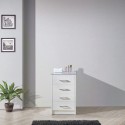 Tavian 18" Side Cabinet in Gloss White