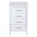 Dior 18" Side Cabinet in White
