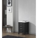Dior 18" Side Cabinet in Zebra Grey