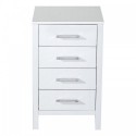 Dior 18" Side Cabinet in White