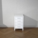 Dior 18" Side Cabinet in White