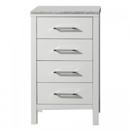 Dior 18" Side Cabinet in White