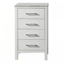 Dior 18" Side Cabinet in White