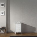 Dior 18" Side Cabinet in White