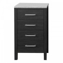 Dior 18" Side Cabinet in Zebra Grey