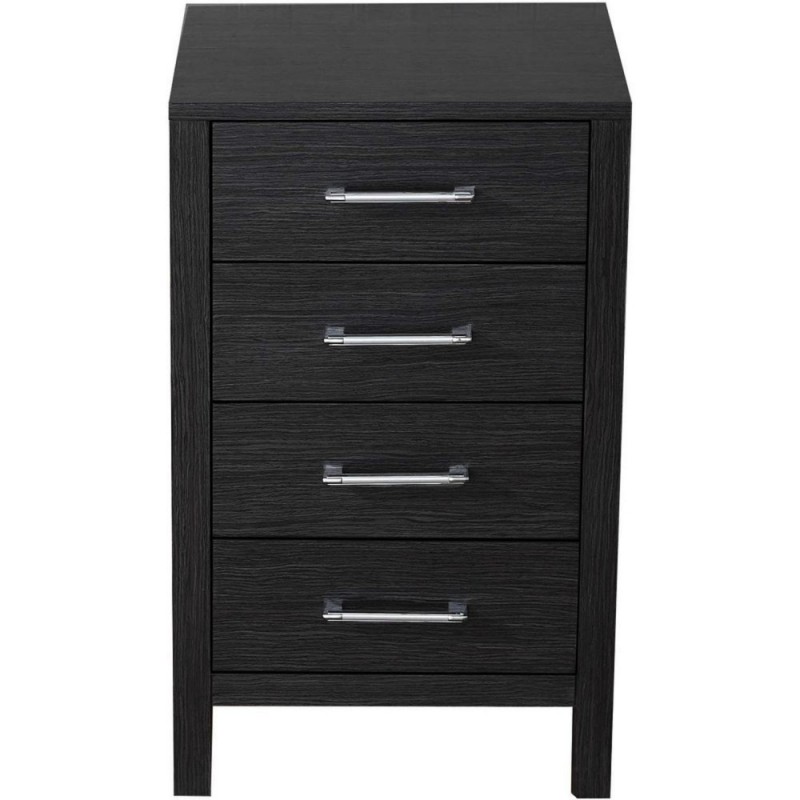 Dior 18" Side Cabinet in Zebra Grey