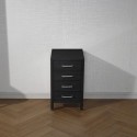 Dior 18" Side Cabinet in Zebra Grey