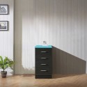 Tavian 18" Side Cabinet in Zebra Grey