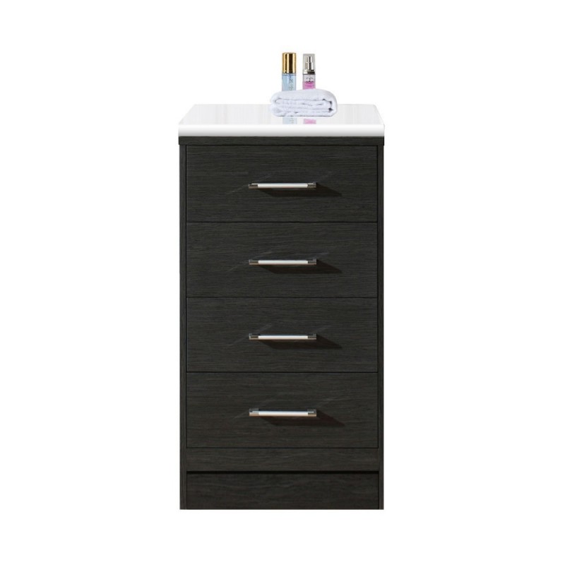 Tavian 18" Side Cabinet in Zebra Grey