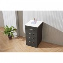Tavian 18" Side Cabinet in Zebra Grey