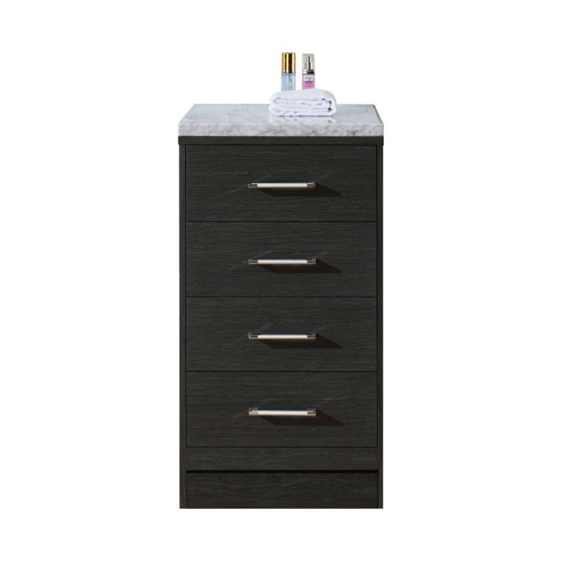 Tavian 18" Side Cabinet in Zebra Grey