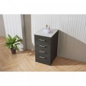 Tavian 18" Side Cabinet in Zebra Grey