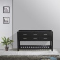 Caroline Estate 60" Cabinet Only in Espresso