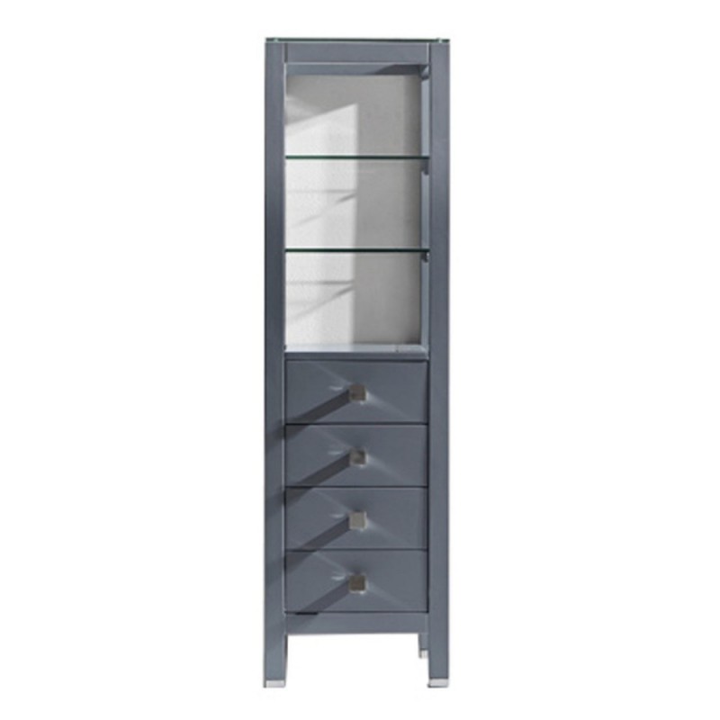 Cailey 16" Linen Cabinet in Grey
