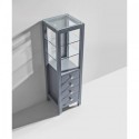 Cailey 16" Linen Cabinet in Grey