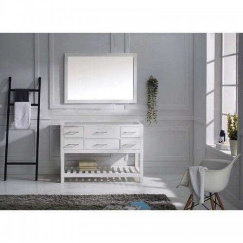 Caroline Estate 48" Cabinet Only in White