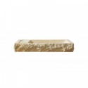 Orion Natural Stone Bathroom Vessel Sink in Galala Beige Marble