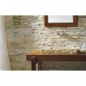 Orion Natural Stone Bathroom Vessel Sink in Galala Beige Marble