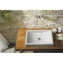 Eros Natural Stone Bathroom Vessel Sink in Bianco Carrara Marble