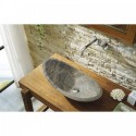 Haides Natural Stone Bathroom Vessel Sink in China Juparana Granite