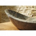 Haides Natural Stone Bathroom Vessel Sink in China Juparana Granite