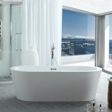 Serenity 70" x 31.5" Freestanding Soaking Bathtub