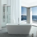 Serenity 67" x 31.3" Freestanding Soaking Bathtub