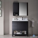 Monaco 36" Right Vanity Set with Mirror and Wall Cabinet