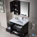 Monaco 36" Right Vanity Set with Mirror and Wall Cabinet
