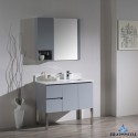 Monaco 36" Right Vanity Set with Chrome Legs