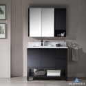Monaco 42" Left Vanity Set with Medicine Cabinet and Wall Cabinet