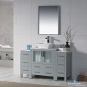 Sydney 54" Vanity Set with Vessel Sink and Double Side Cabinets