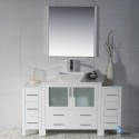 Sydney 60" Vanity Set with Vessel Sink and Double Side Cabinets