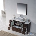 Sydney 60" Vanity Set with Vessel Sink and Double Side Cabinets