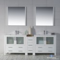 Sydney 84" Double Vanity Set with Mirrors
