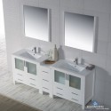 Sydney 84" Double Vanity Set with Mirrors